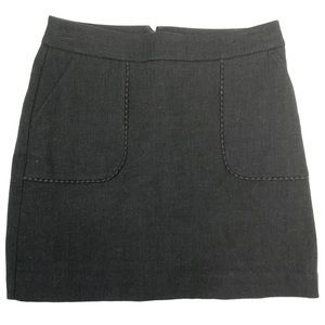 Loft Denim Skirt in Black Size 6